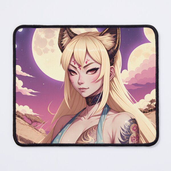 Item preview, Blonde Onna-bugeisha Night designed and sold by Henry Barre Art.