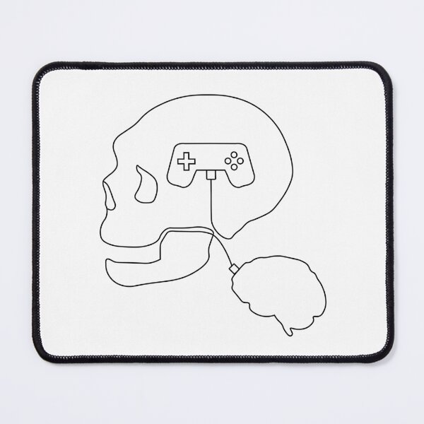 Item preview, Video Games Rot Your Brain Black & white designed and sold by EMaizingMakes.