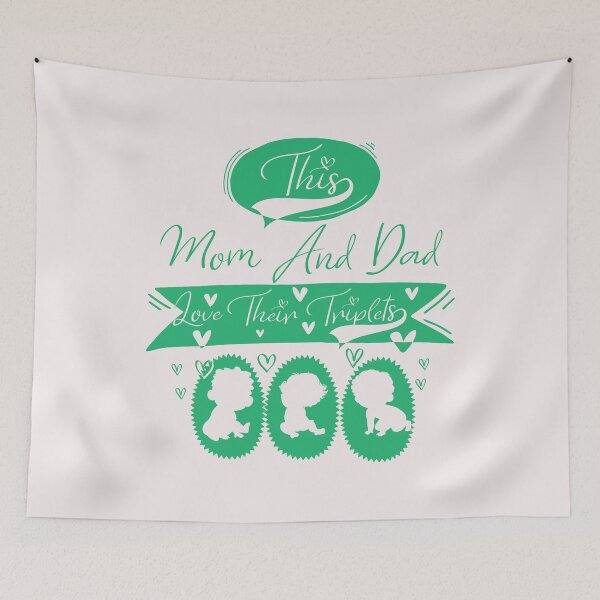 Item preview, This Dad And Mom Love Their Triplets designed and sold by zemama.