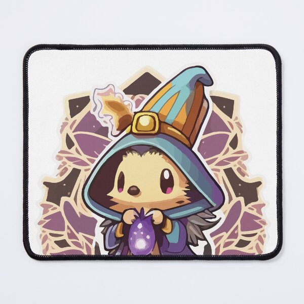 Item preview, Kawaii Hedgehog Mage designed and sold by Vector-nook.
