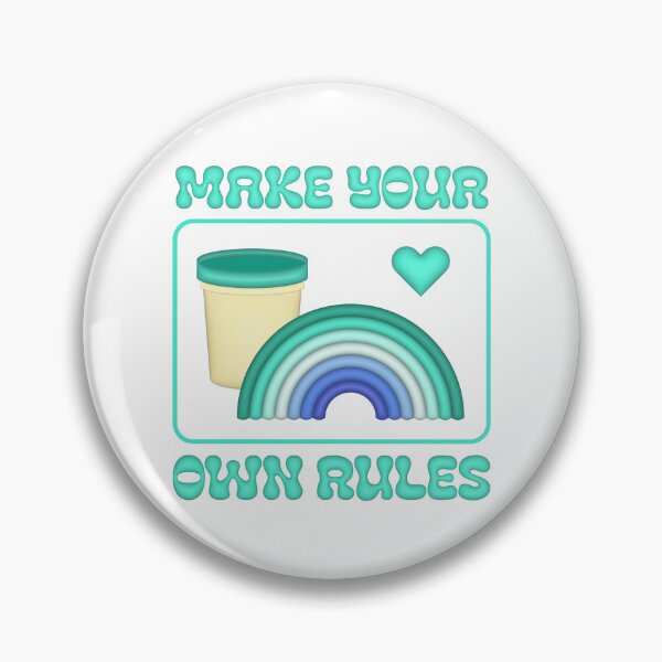 Item preview, Make your own rules - gay flag  designed and sold by ICantFindMyFish.