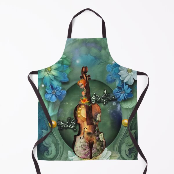 Item preview, The Majesty of Violin with Flowers designed and sold by nicky2342.