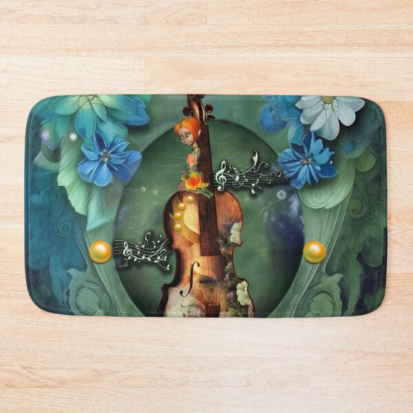 Item preview, The Majesty of Violin with Flowers designed and sold by nicky2342.