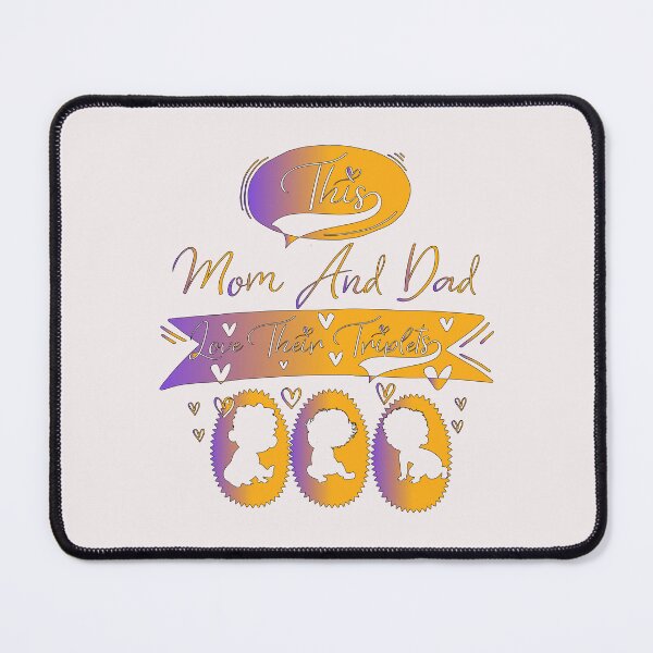 Item preview, This Dad And Mom Love Their Triplets designed and sold by zemama.