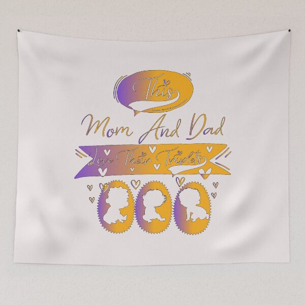 Item preview, This Dad And Mom Love Their Triplets designed and sold by zemama.