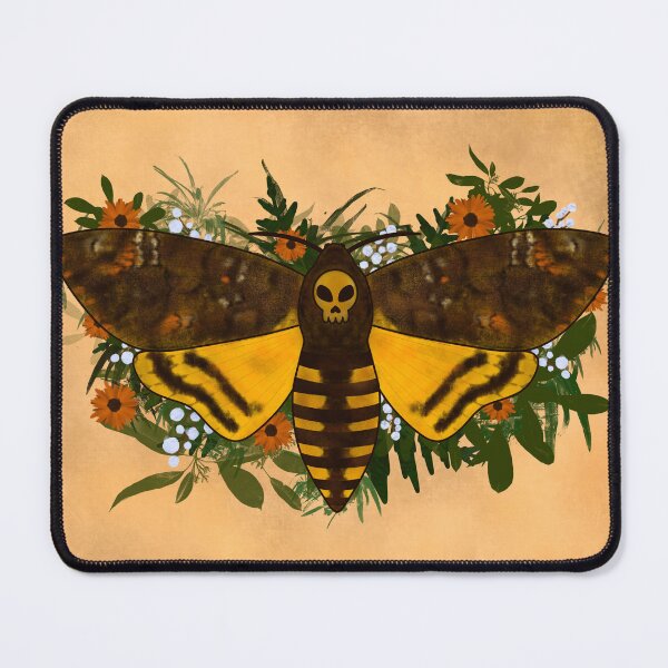Item preview, Floral Death Moth  designed and sold by HannahRaeArts.