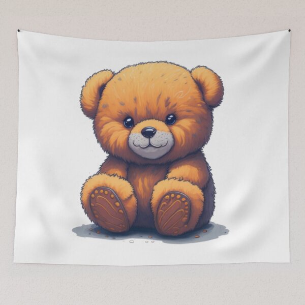 Item preview, Big Fluffy Teddy Bear designed and sold by RaynbowCute.