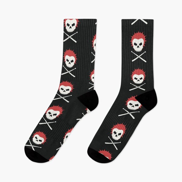 Item preview, Badass skull and drum kits just for redheads and drumers designed and sold by ThundRDownunder.