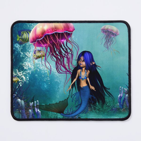 Item preview, The MAGICAL world of the little Mermaid and the Jellyfish designed and sold by nicky2342.