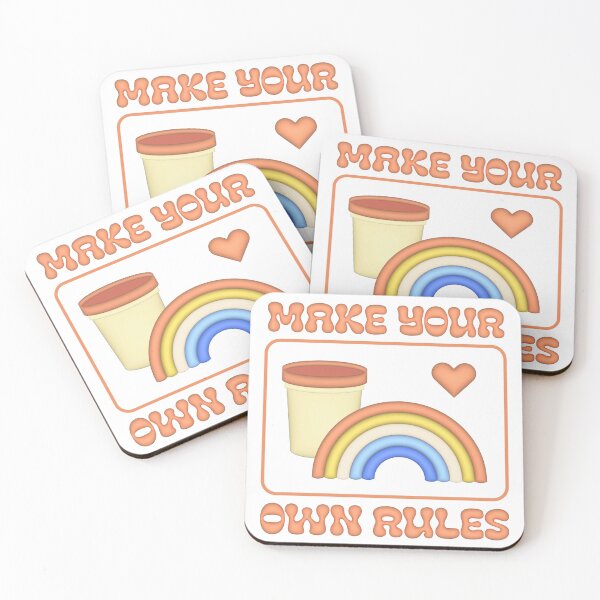 Item preview, Make your own rules - aroace flag  designed and sold by ICantFindMyFish.