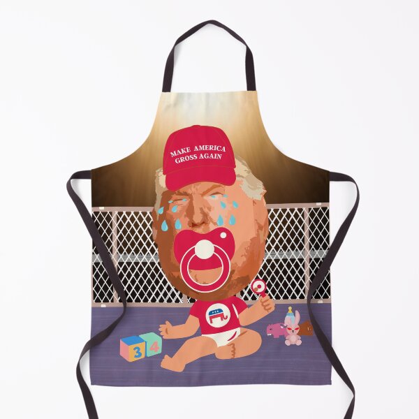Item preview, Funny Crybaby Diaper Don "Make America Gross Again" designed and sold by Write-to-Rebel.