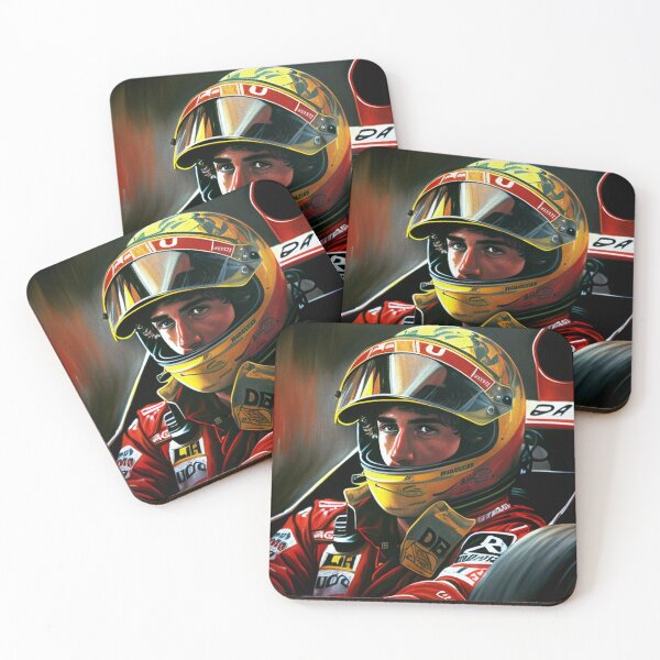 Item preview, Ayrton Senna Illustration designed and sold by gabsvibes.