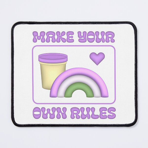 Item preview, Make your own rules - genderqueer flag  designed and sold by ICantFindMyFish.