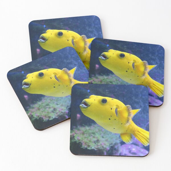 Item preview, Yellow puffer fish designed and sold by DragonDango.