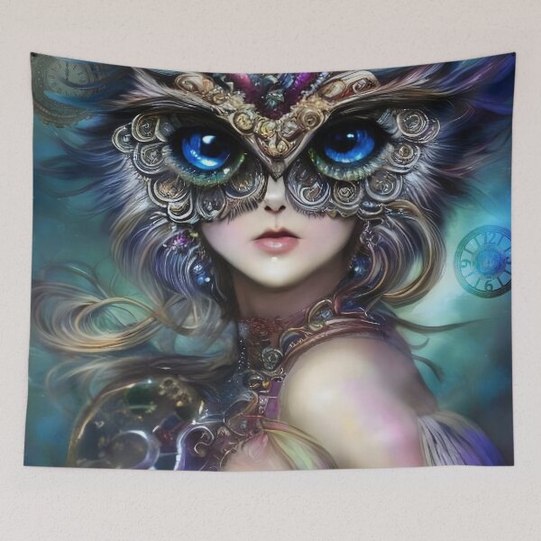 Item preview, Owl  girl the Defender of the Forest designed and sold by nicky2342.