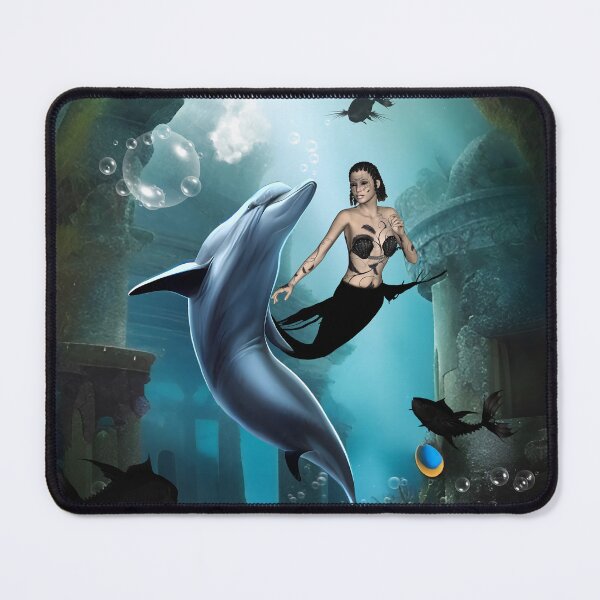 Item preview, The legend of dolphin and mermaid designed and sold by nicky2342.