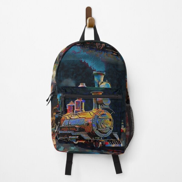 Item preview, Trains with Smoke, eight of them with a very painterly style designed and sold by shakespeare1212.