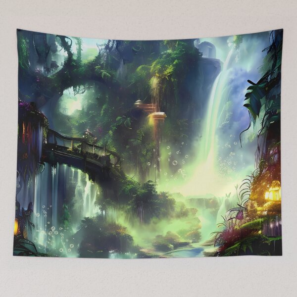 Item preview, Hidden World of Waterfalls designed and sold by nicky2342.