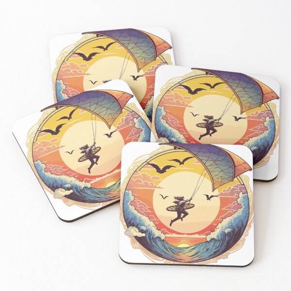 Item preview, Sunset Kite Surfer designed and sold by corrows.