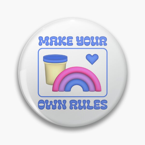 Item preview, Make your own rules - bi flag  designed and sold by ICantFindMyFish.