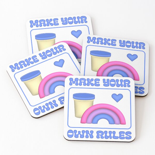 Item preview, Make your own rules - bi flag  designed and sold by ICantFindMyFish.
