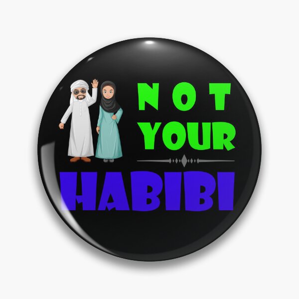 Aperçu de l'œuvre Pas votre Habibi - "Je ne suis pas votre Habibi" créée et vendue par VashBoutique.