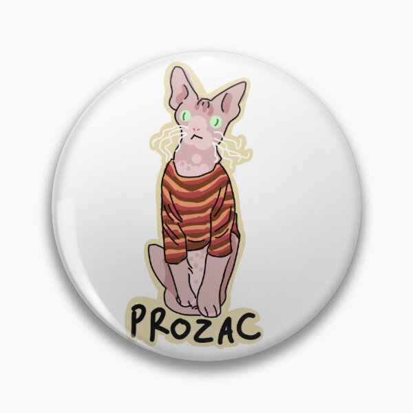 Item preview, Prozac cat designed and sold by twitchdrawz.