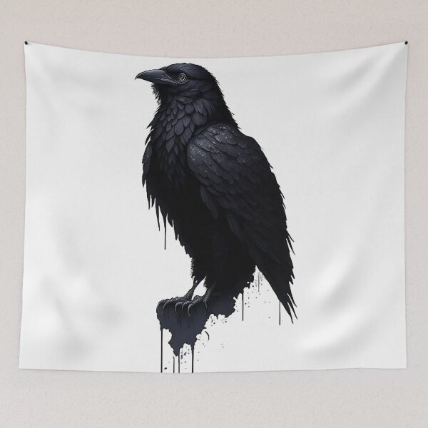 Item preview, Ink drawing of a Raven designed and sold by palpadin.