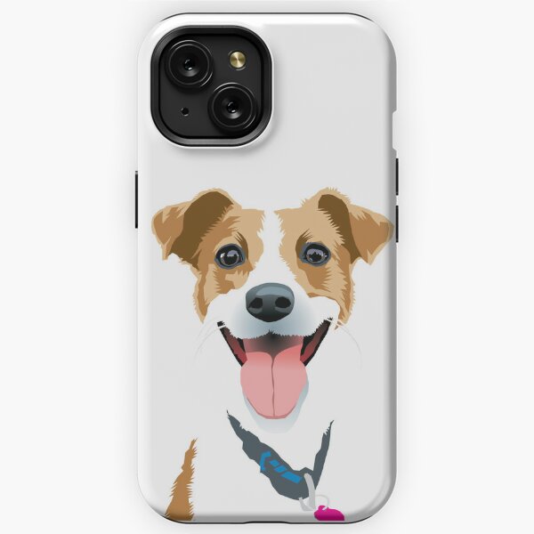 jack Russel with Hobo Stick and Bag Dog Puppy Cartoon Drawing Apple iPhone  6 Plus / 6S Plus (5.5 inch) Phone Case 