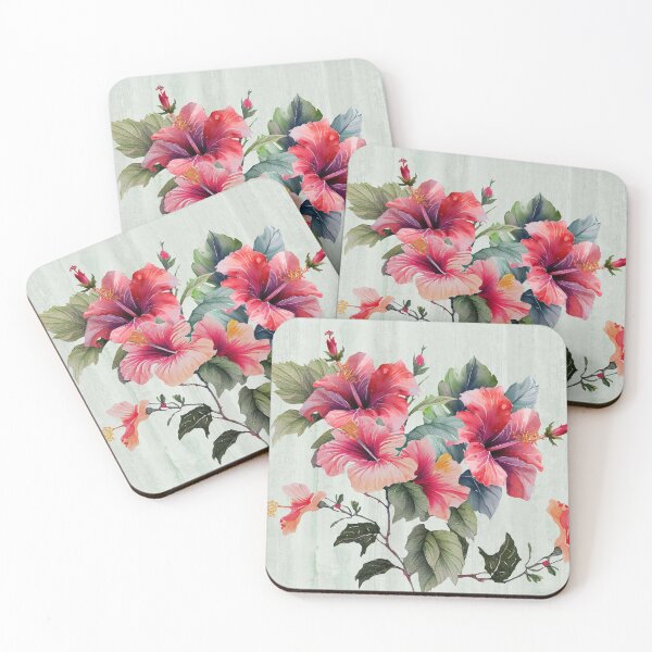 Item preview, Hawaiian Coral Hibiscus designed and sold by J Marielle Designs.