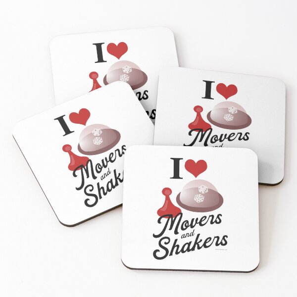 Item preview, I Love Movers And Shakers Fun Board Gamer Motto designed and sold by mytshirtfort.
