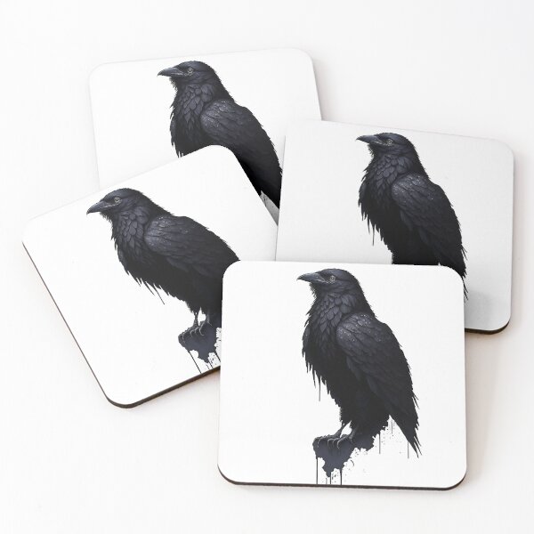 Item preview, Ink drawing of a Raven designed and sold by palpadin.