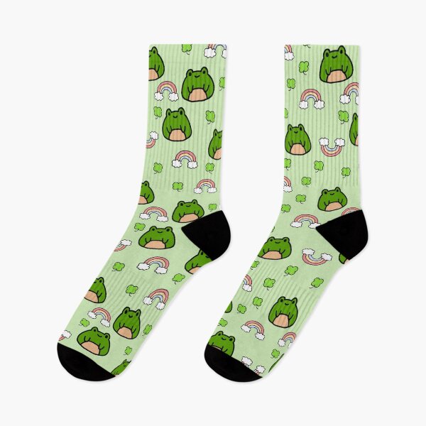 Item preview, Kawaii frogs pattern designed and sold by ArtsByAsia.