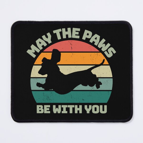 Item preview, May the Paws Be With You Parody (Dog Silhouette) designed and sold by douglasnorth321.