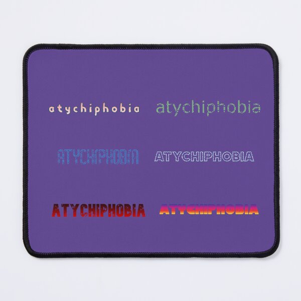Item preview, atychiphobia letters colorful, six pack, atychiphobia girls, atychiphobia funny designed and sold by CraktmanShop.