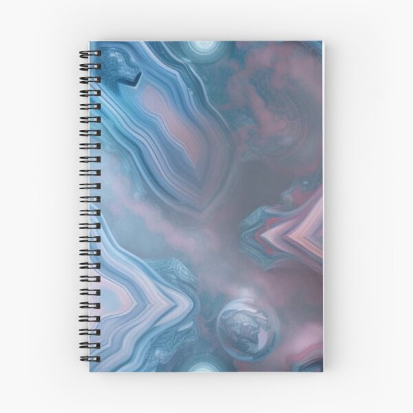 Item preview, Abstract Agate Pattern Blues and Pinks designed and sold by calibrit.