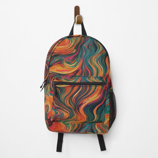 Item preview, A vibrant and colorful wave pattern designed and sold by Niellartshop.