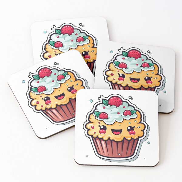 Item preview, Smiling Cupcake designed and sold by Graphoteka.
