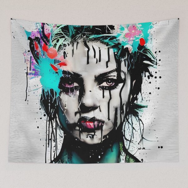 Item preview, Street Style AI Pop Art - Ai Art designed and sold by stayrad.