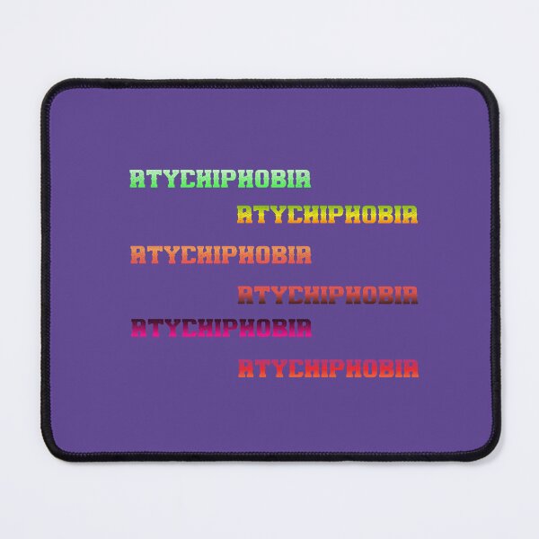 Item preview, atychiphobia letters colorful designed and sold by CraktmanShop.