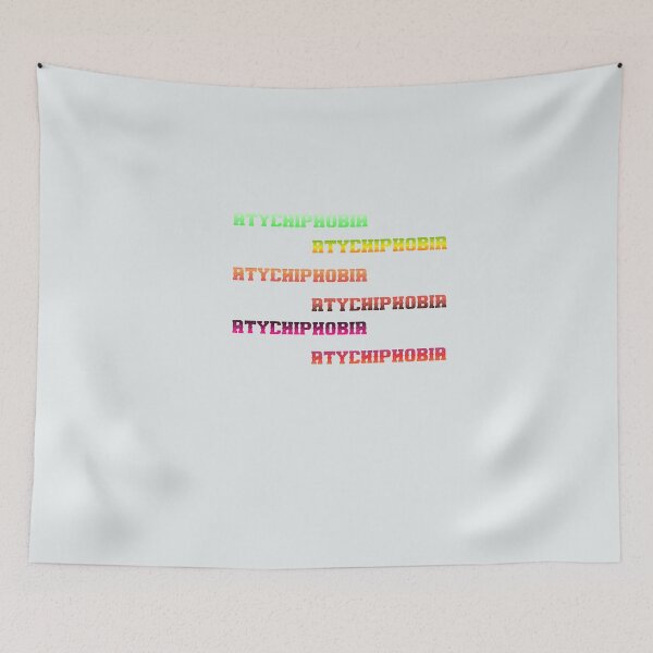 Item preview, atychiphobia letters colorful designed and sold by CraktmanShop.