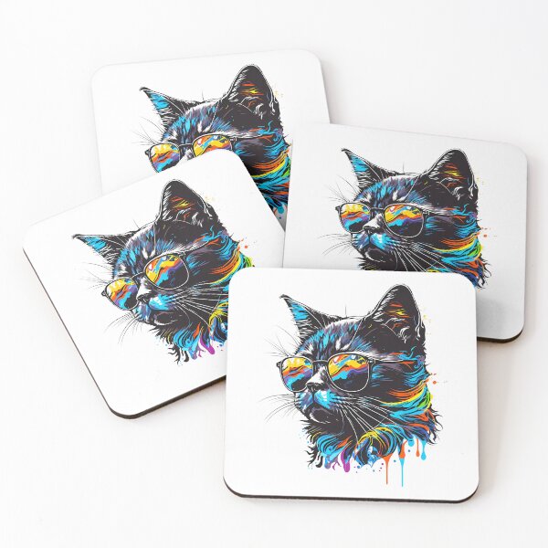 Item preview, Cool Colorful Cat designed and sold by NVDesigns.