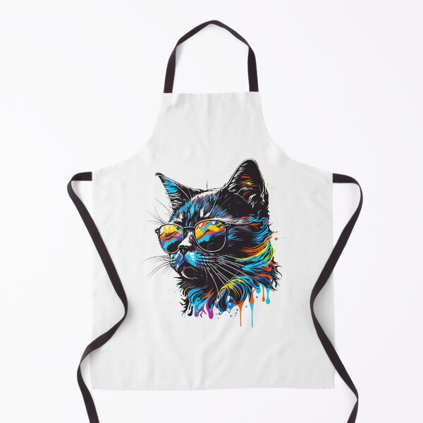Item preview, Gato colorido fresco designed and sold by NVDesigns.
