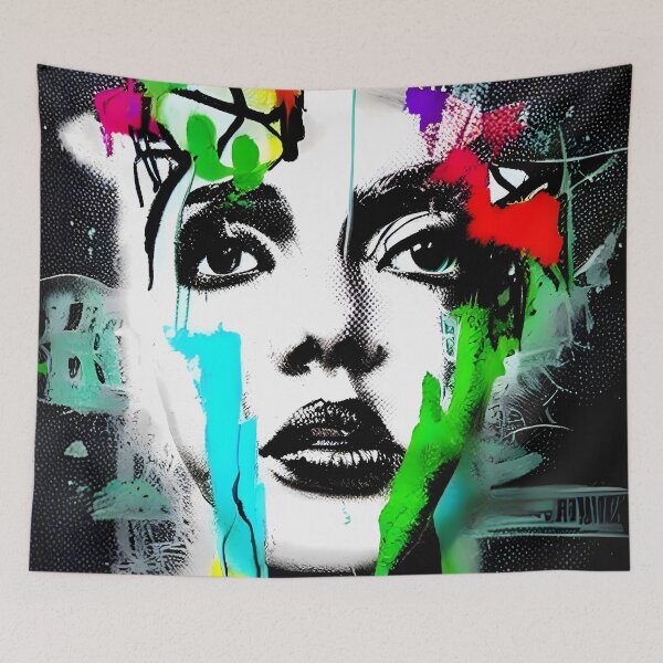 Item preview, Street Style AI Pop Art - Ai Art designed and sold by stayrad.