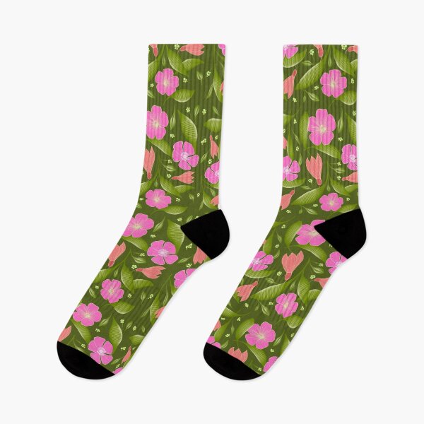 Artikelvorschau, Spring Floral - Green entworfen und verkauft von JaselviiStudio.
