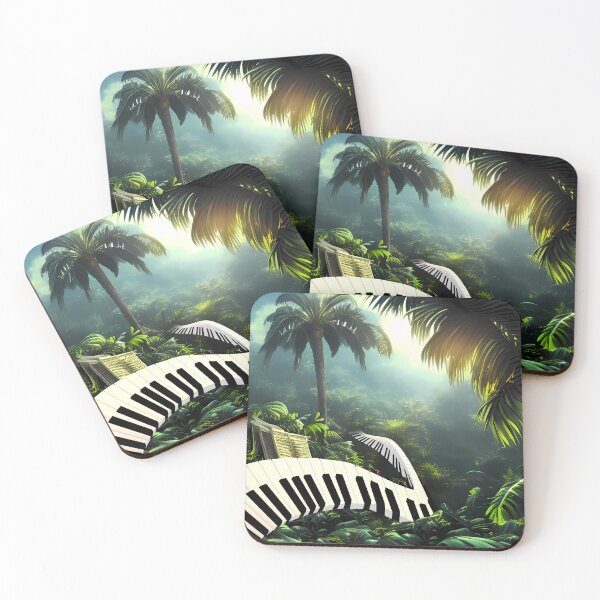 Item preview, Piano in the jungle designed and sold by nicky2342.