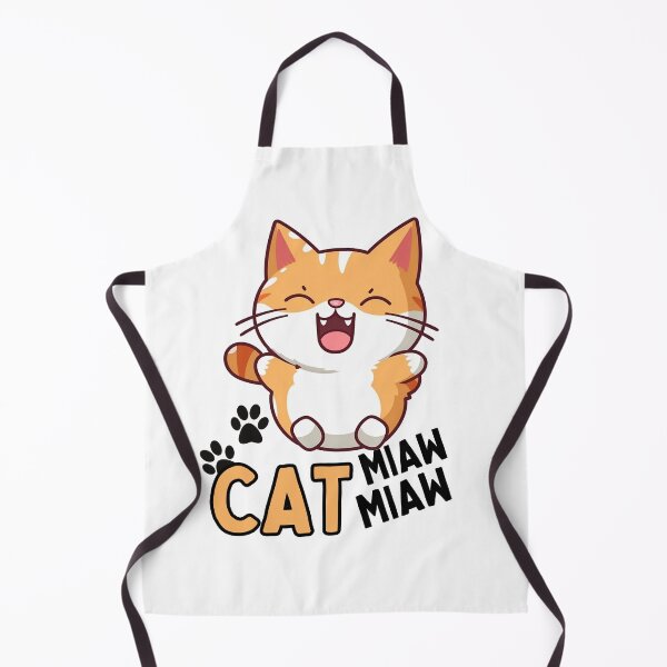 Item preview, Cat Miaw Cute Funny designed and sold by PlayfulPrint.