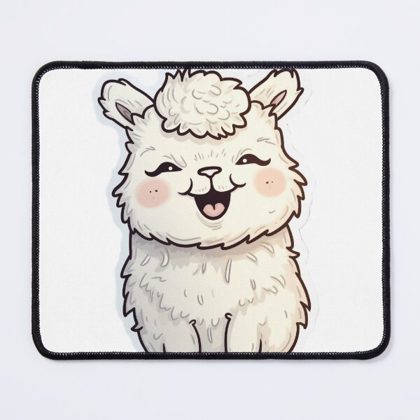 Item preview, Happy Baby Alpaca Sticker designed and sold by BrinaandPops.
