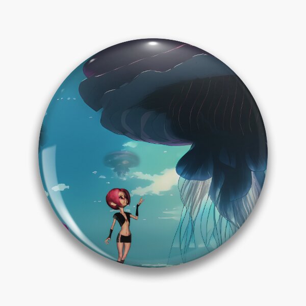 Item preview, Awesome jellyfish  float in the sky designed and sold by nicky2342.