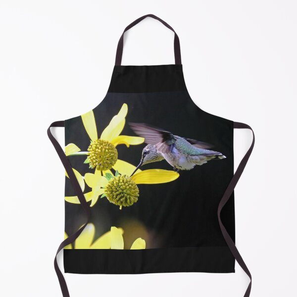 Item preview, Hummingbird On Yellow Flowers In Fall designed and sold by Deb Oppermann.